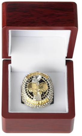 MCBEAN 2023 Fantasy Football Championship Ring Replik FFL League Champions Ringe Sammlerstück Souvenir Männer Papa Freund Alumni Rugby Fans,8#