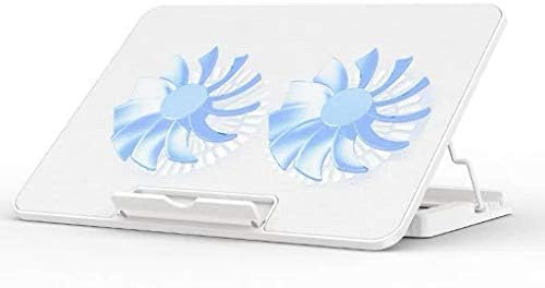 Base di Raffreddamento per Laptop Base di Raffreddamento per Laptop Base di Raffreddamento per Laptop E Notebook con 2 Ventole A 1400 Giri/min Tappetino di Raffreddamento per Laptop Gaming 2 Dispo