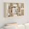 Rantry Casa Mensola a Muro Rovere Sonoma 85x16x52,5 cm in Legno Multistrato, Mensola da Muro, Mensole da Parete per Salotto, Ufficio, Camera da Letto, Bagno