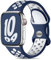 Correa Recambio para Apple Watch 42mm Series 3, Azul-Blanco