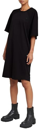 G-STAR Para Mujer Vestido Camiseta Saddle Sleeve Loose, Negro (dk Black D26084-336-6484), S