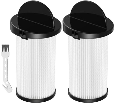 HEPA-Ersatz-Staubsaugerfilter, kompatibel mit NeoVac Elite, berührungsloser stationärer Staubsauger, Eye-Vac Teil & EV-EF Abluftfilter & Teil # EV-PMF Vormotorfilter, passend für Eye-Vac, 2 Stück