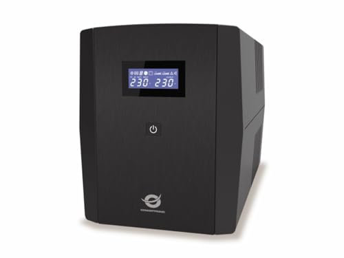 CONCEPTRONIC ZEUS08E 1500 VA 900 W USV, IEC x 6, HID USB, RJ45 EIN-/Ausgang, AVR