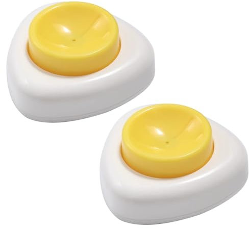 Herramienta de taladro de huevo, 2 perforadores de huevos magnéticos, 1 agujero, perforador de huevos con aguja de acero inoxidable 304 y cerradura de seguridad para huevos duros