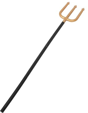 BESPORTBLE Tridente Di Plastica Per Halloween Forcone Accessorio Per Costume Giocattolo Tridente Forcone Di Halloween Giocattolo Tridente Accessorio Per Halloween Accessorio Per