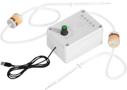 rockible Electric Stones Art Painting Pen Kit mit 2 Stiften Ruhiger Arbeiterprofi für Erwachsene Starke Kraftwerkstataste Accessoires Tools