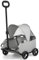 Tragbarer faltbarer Haustier-Kinderwagen mit Markise, leichter Kinderwagenträger für kleine Hunde und Katzen, ideal für Spaziergänge im Freien und Reisen