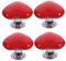 4 Piezas Botón de Descarga de Inodoro Forma Botón de Cisterna de Accesorios de Presión para Inodoro Instalación y Color Reemplazo Práctico