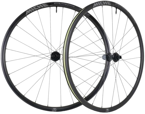 MICHE Reflex DX Tubeless Laufradsatz, 622-19C, schwarz, kompatibel mit Microspline Kassetten