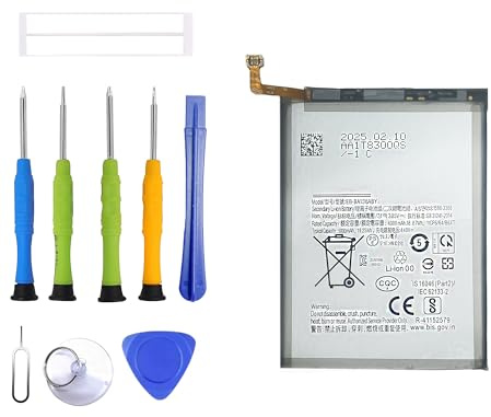 ERYNK EB-BA136ABY Ersatz Akku kompatibel mit Samsung Galaxy A13 5G SM-A136 Ersatzbatterie with Werkzeugsatz