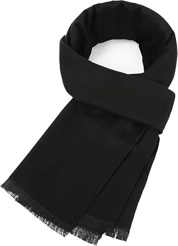 MAOSHYMS Sciarpa Uomo sottile Sciarpe Caldo Pile Invernali Sciarpa Inverno Caldo Morbido 180x30cm