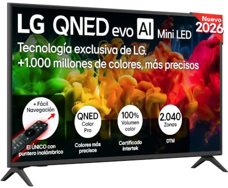 LG TV QNED Evo AI 43 (2026) QNED Mini-LED 4K UHD - 43QNED81B6C