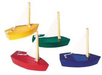 Mini-Segelboote 24er Set