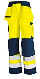 Blaklader 15331860 Hose mit hoher Sichtbarkeit, Gelb/Marine, grootte C60