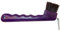 Plastic Hoof Pick Brush Combo Purple