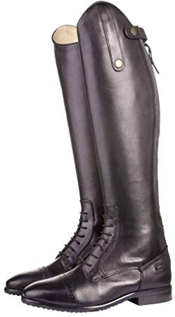 HKM Reitstiefel-Valencia Kinder, Standardlänge/-weite9100, Pantaloni Unisex, 9100 Schwarz, 39