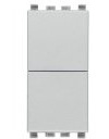 Vimar Serie Eikon – Pulsante doppio Libera installazione Contatto aperto + contatto aperto 10 A N