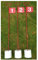 JL Golf 3 x numbered Metal Professional Putting Green Flag and Hole Cup 90cm