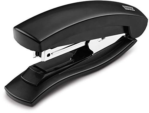 Novus C 3FC Flachheftgerät (30 Blatt Heftleistung, inkl. 200 Heftklammern,für Büro und Arbeitsplatz) schwarz