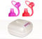 ChooMee SoftSip Food Pouch Toppers - 2 CT + White Travel case