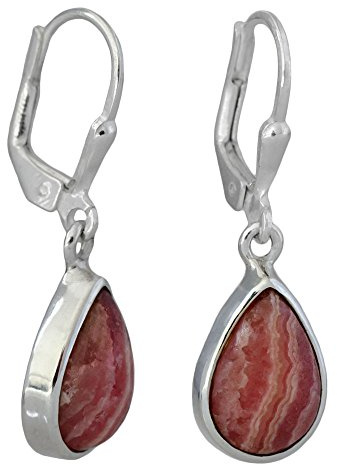 I-be, Edelstein Ohrringe Tropfen,925 Sterlingsilber, im Geschenketui | echte Edelsteine , 925 Sterlingsilber, Zeitloses Design, hypoallergen