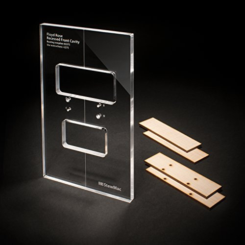 StewMac Tremolo-Routing-Vorlage, Einbau-Modifikation für Floyd Rose