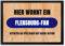 speecheese Hier wohnt EIN Flensburg-Fan Fußmatte in 35x50 cm mit Turnhallenboden Motiv Sportfan Flensburg Sport Sportler
