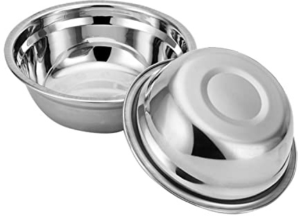 SUOXU Cat Bowl, Protect the Cervical Spine 15° Inclined Double Bowl Cat Food Bowl, Anti-skid&Anti-spill Cat Dog Water Bowl, Suitable for Pet Feeding Bowl for Cats and Small Dogs (Replacement bowls)