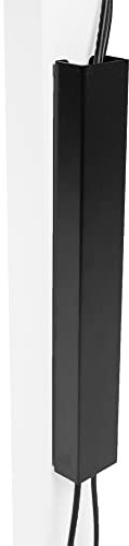 VIVO Steel Magnetic 14 inch Vertical Cable Management Channel, Cord Organizer, Wire Hider Cover for Home and Office, Black, DESK-AC01-1MB