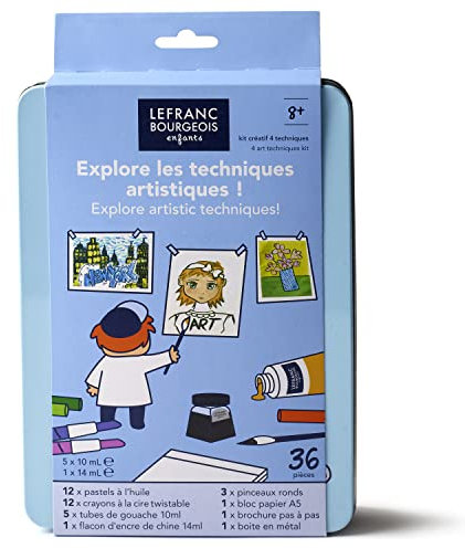 lefranc bourgeois enfants Coffret Explore Les Techniques Artistiques