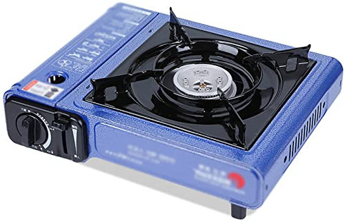 Réchaud à gaz Portable, réchaud de Camping Coupe-Vent extérieur, réchaud au Butane, Four à Cassette réglable pour pêche Pique-Nique Barbecue en Plein air, équipement de Camping Pro