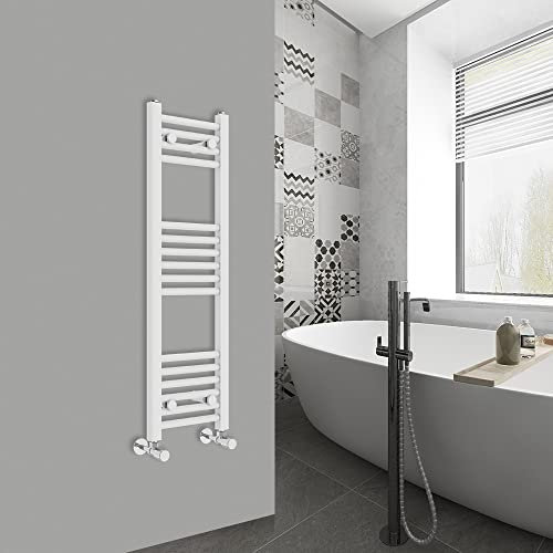 WarmeHaus Radiateur sèche-serviettes droit Blanc 1000 x 300 mm