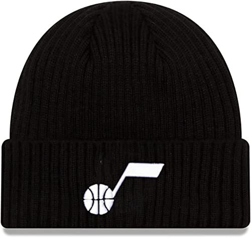 New Era Unisex-Erwachsene NBA Official Sport Knit Core Cuffed Knit Beanie Hat, Utah Jazz, Einheitsgr��e