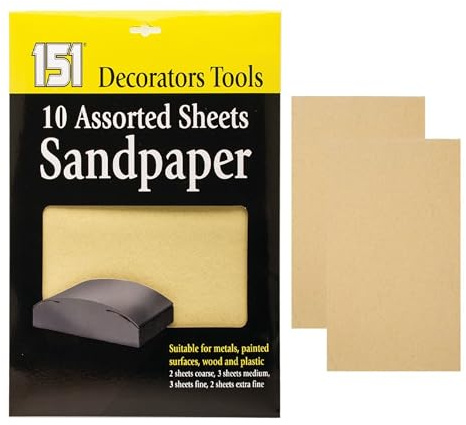 Sandpaper Assorted 10 Sheets