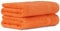 Luckytowel Handtücher Set 50x100 cm 100% Baumwolle, Handtuch-Set 2er Pack Orange