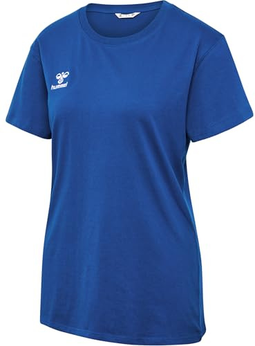 hummel Womens hmlGo 2.0 T-Shirt, Blue, Small