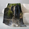 SHAARI Kuscheldecke flauschigsuper weich Flanell Wohndecke,Big Charge haben verärgert Fluss Sambesi Sambia asiatischen Afrika Tierwelt ETagesdecke, Sofadecke & Überwurf Decke Sofa & Couch150x200cm