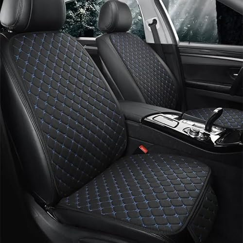 YUEGOO Sitzbezüge Auto Set für Mercedes-Benz CLA 2014-2019, Autositzbezüge Komplettes Set Auto Sitzunterlage Anti-Rutsch Atmungsaktiv Sitzauflagen mit Rückenlehne, A/Black Blue