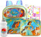 Disney Aladdin Rucksack und Lunchbox Set für Kinder – Paket mit 30,5 cm Prinzessin Jasmin Mini-Rucksack, Jasmin-Lunch-Tasche, Aufkleber, Wasserflasche und mehr, Aladdin-Mini-Rucksack für Mädchen,