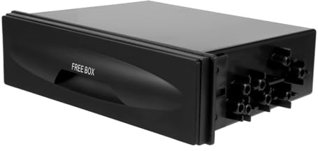 Wanjorlay Universelle Auto Aufbewahrung Box -38 Einlagiges Auto Einzel Din Dash Radio Installation Pocket Kit 177X50X120Mm