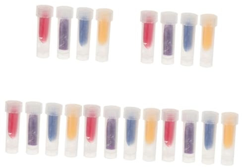 Operitacx 20 Stk Diamantmalerei-Ton Werkzeug pieces DIY Diamantmalerei Bohrschlamm Rot Diamanten Diamantkleber-Ton DIY leim ton Zement Schleim Malstift Kunstmalereien Lippenstift Kieselgel