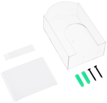 LT Easiyl Copertura impermeabile per campanello, protezione antipioggia, trasparente, per macchina presente, controllo accessi, campanello senza fili, 116 x 72 x 40 mm