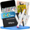2mGoods 80 farben Filzstifte mit Doppelspitze, Copic Marker Set, Twin Marker, Alkoholmarker für Erwachsene, color pens, schnelltrocknend, geruchsarm, lichtbeständig, ideal für Kunst und Skizzen