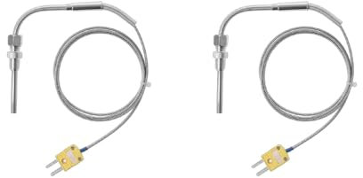 EGT K Typ Thermoelement Temperaturregler Werkzeuge 0-1250 C Abgastemperatur S BBQ Gauge BBQ Temp Gauge Fleisch Digital Sonde Kochen Edelstahl Ofen Kohle