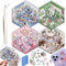 4 Sets DIY 3D House Stickers, DIY Haus Aufkleber Stickers Machen Sie Ihren Eigenen, Supermarkt, Kaffeehaus, Buchhandlung, Restaurant, Cute 3D Scene Sticker Set mit 1 Pinzetten
