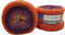2 x 250g Ilkadim Export Flowers Bobbel Wolle Mehrfarbig, 55% Baumwolle, 500g Bobble Strickwolle mit Farbverlauf (terrakotta lila ocker 295)
