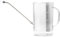 Arrosoir 2L Transparent Arrosoir pour Plantes avec Bec Amovible en Acier Inoxydable Arroseur pour Plantes avec Poignées pour Plantes Plantes d'Intérieur Arrosoir de Bureau Arrosoir Extérieur Plantes d