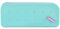 Colourbook - Astuccio Portapenne in Silicone Morbido, Personalizzabile con Pin It, Lavabile, Zip a Contrasto, Formato 19.5x7x5.5 cm, Verde Acqua