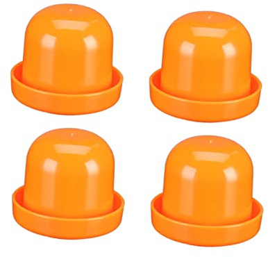 Abaodam Orangefarbener Würfelbecher aus Abs, 4 Stück mit 5 Würfeln | Verdicktes Design mit Transparentem Deckel, Bruchsicher und Anti Schummel, für Ktv und Riegel