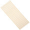 INOOMP 10 Piezas de de Madera de Pino para Ventanas Listones Decorativos de 8Mm X 50Cm para Mosquiteros DIY Bricolaje Decoración Interior y Exterior